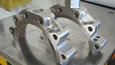 Schleifarbeiten und Veredlung Inox Klappenventil DN 150