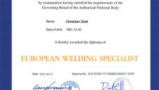 EOTC EWF, European Welding Specialist
